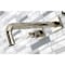 Kingston Brass KS6026DFL Wall Mount Tub Faucet, Polished Nickel KS6026DFL - alternate 4